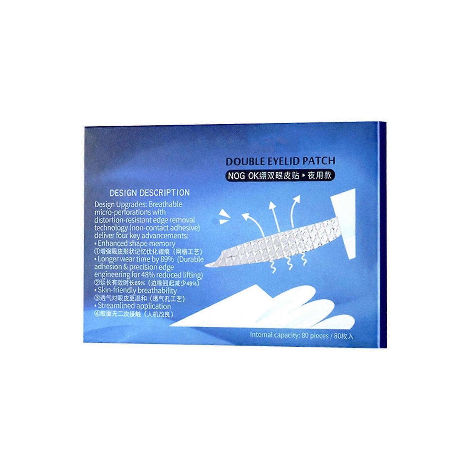 Night Use Eyelid Stickers Eyelid Patches Featuring Natural Double Eyelids Discreeted Daytime Preparation Multicolor