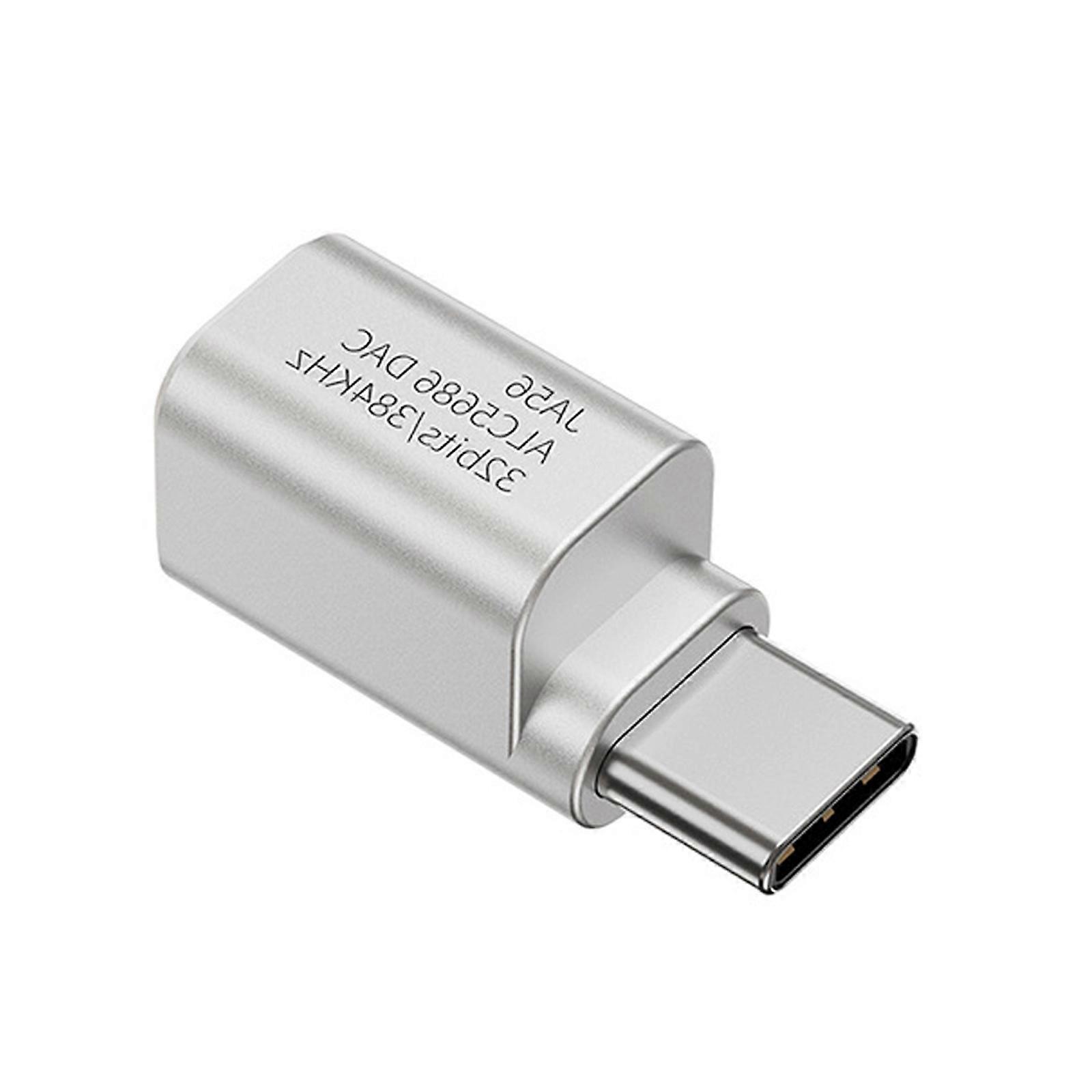 USB C Adapter Low Power 32bit/384kHz for Mobile Devices Earphone Amplifier for Phone/PC Multicolor