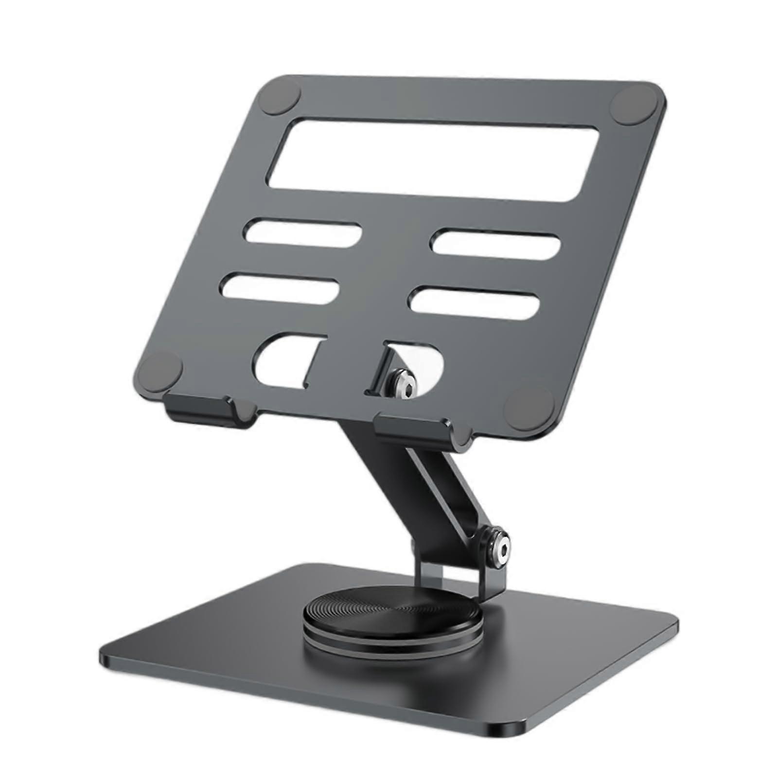 Metal Phone Stand for Desk with Stable Adjustable Design, Compatible with Tablets and Smartphones, Grey