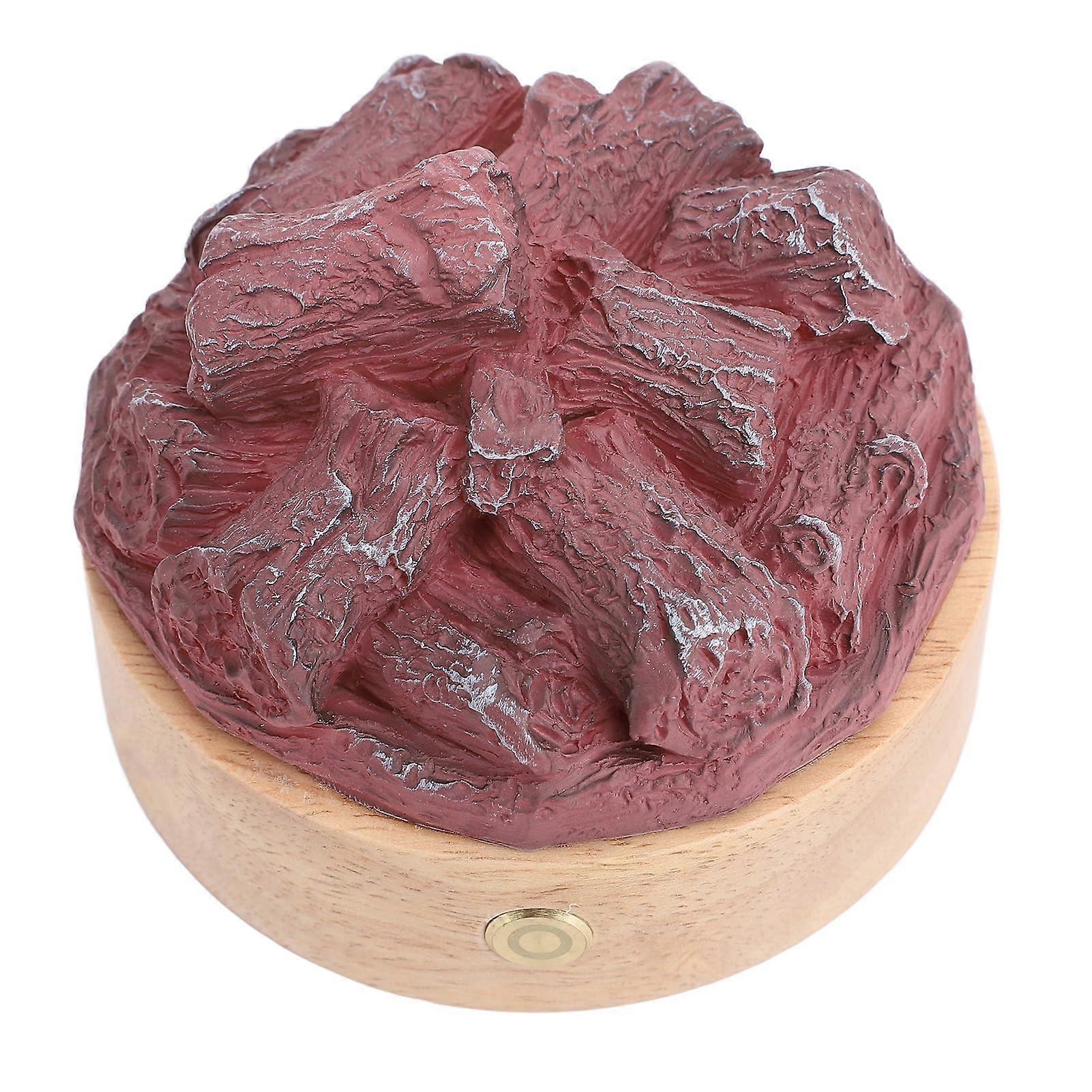 LED Flame Lamp Battery Operated Charcoal Flame Simulation With Touch Switch For Home Decor And Party Decorations