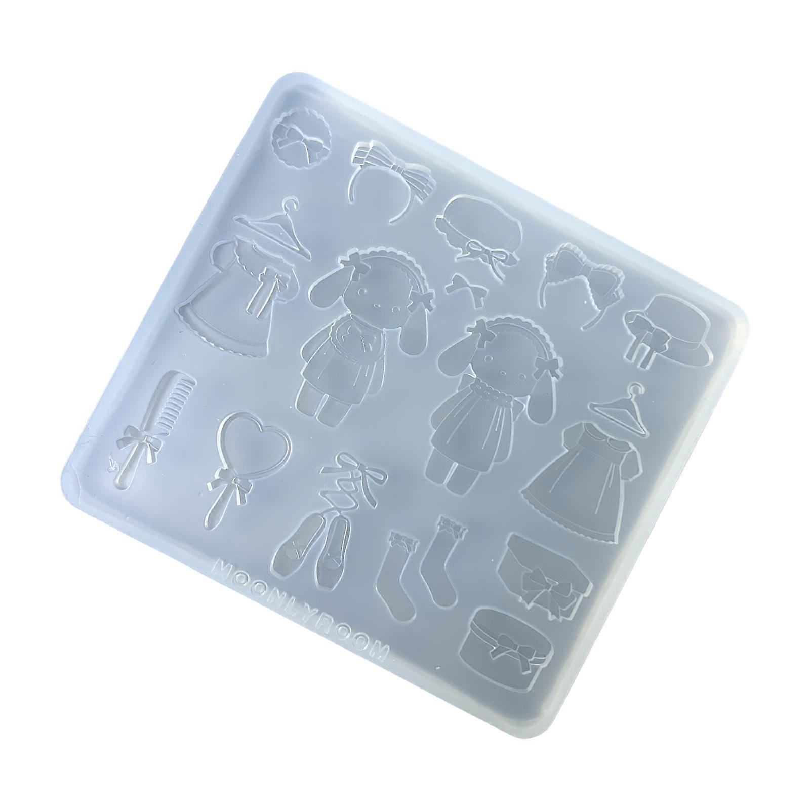 Practical Accessory Crafting Mold Convenient Silicone Mold Set for Making Various Crafts and Handmade Jewelry Projects Multicolor