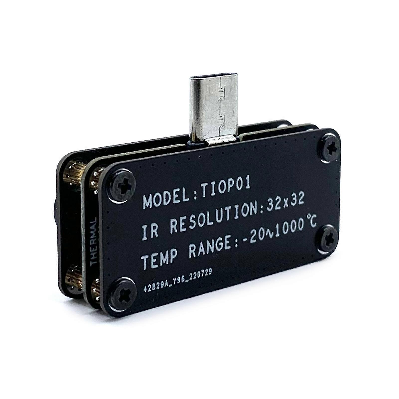 Pocket Size Thermal Imaging Camera Convenient Temperature Sensor Temperature Measurement Tool Durable for Travel Use Multicolor