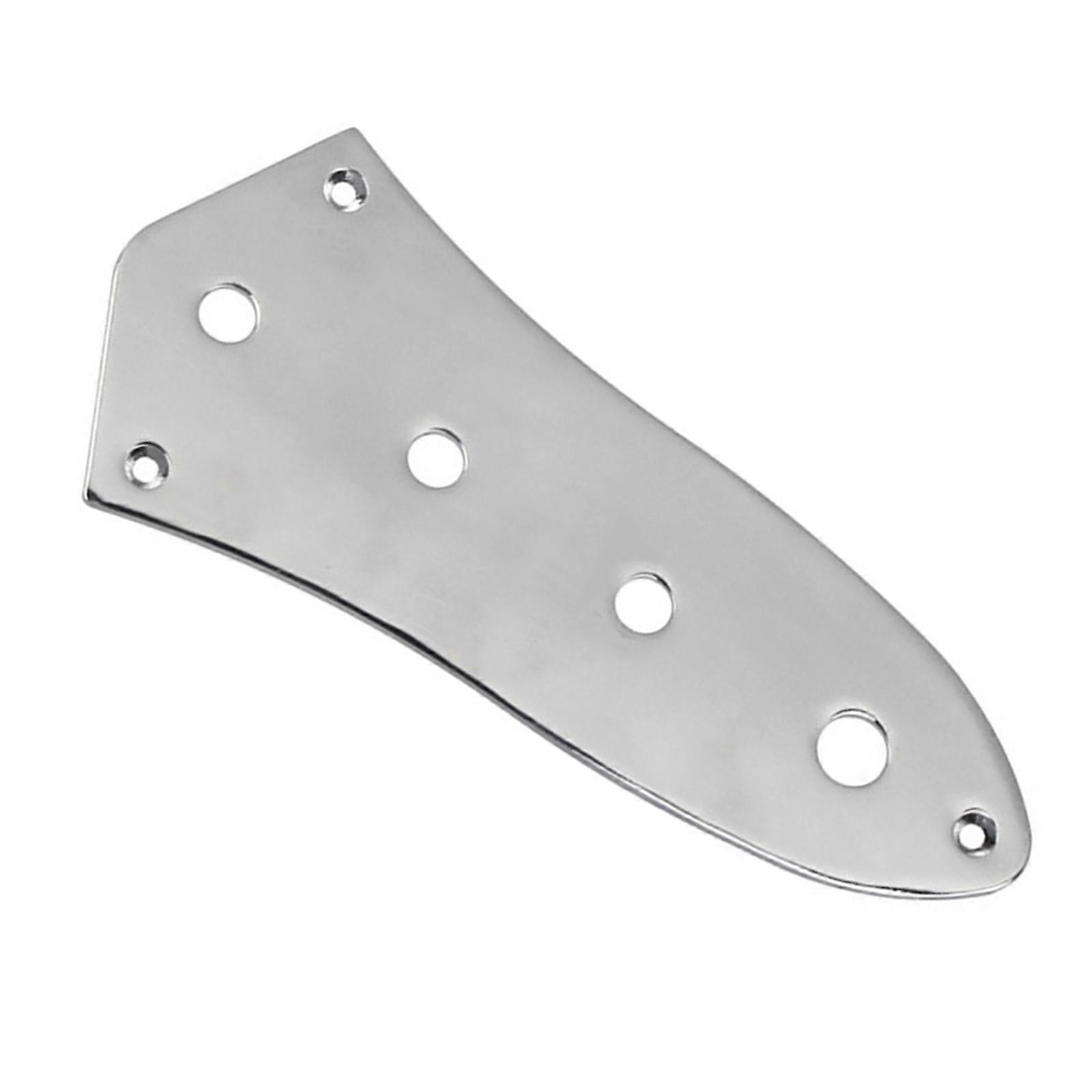 Byte Nedre Kontrollkåpa Universals Elgitarr Nedre Kontrollplatta för Jazz Gitarrer Enkel installation Krom