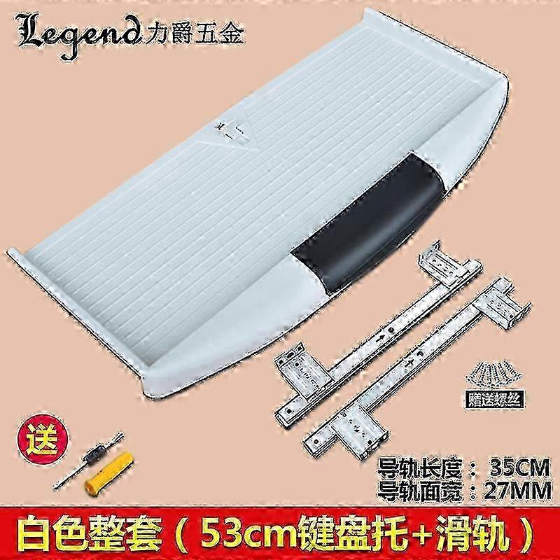 1 Set Large Keyboard Tray Under Desk Pull Out Keyboard Tray Keyboard Drawer With Sliders