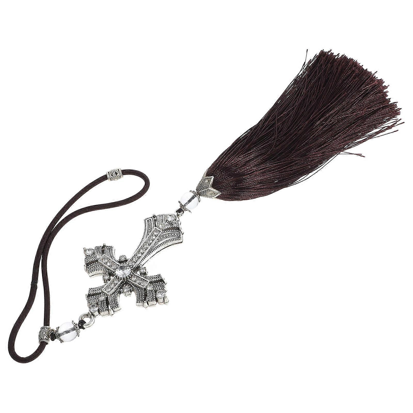 Rearview Mirror Hanging Pendant Decoration Silver