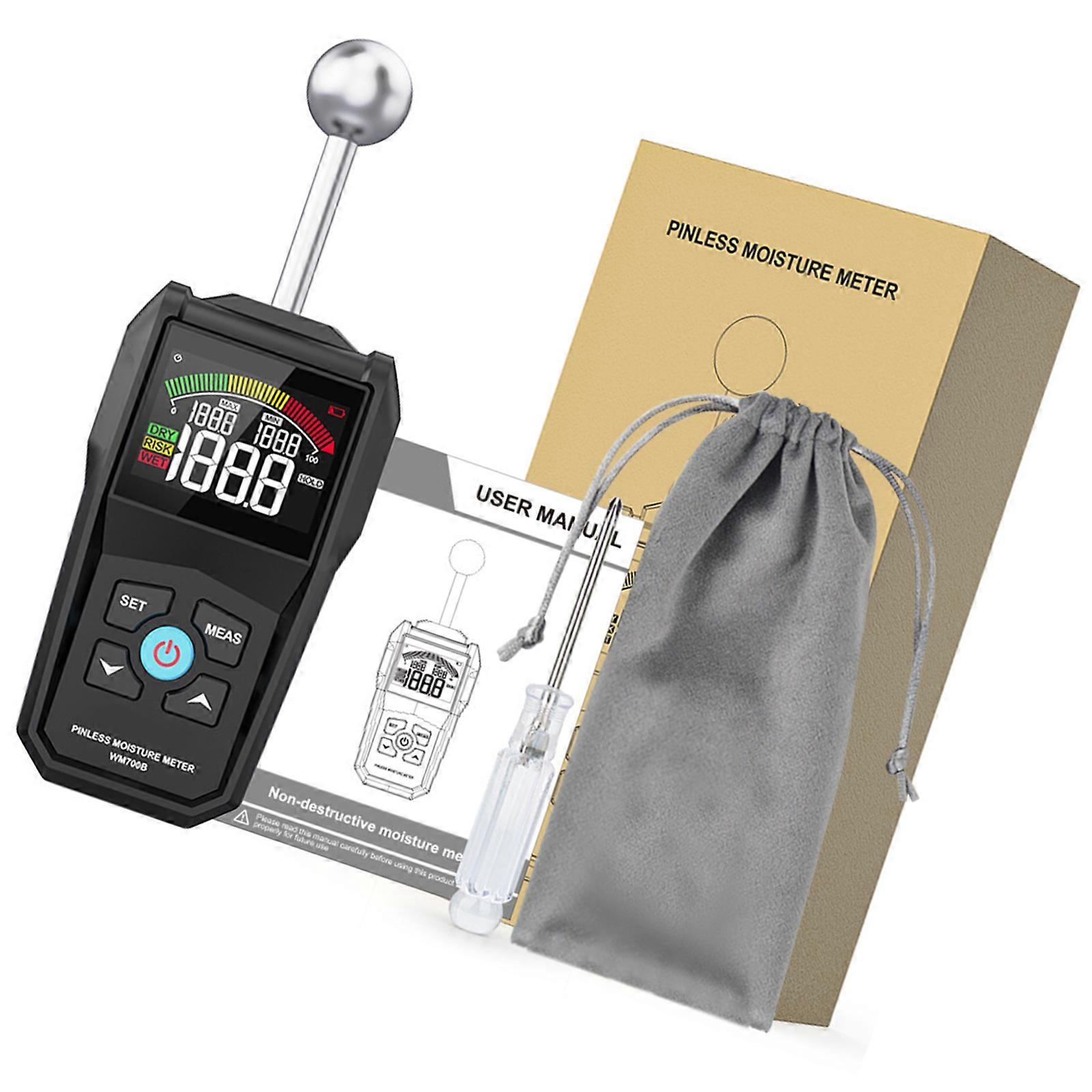 Professional Moisture Detectors For Carpentry Masonry Project Auto Shutoffs Measurement Up To 40mm Acoustics Alerts Multicolor