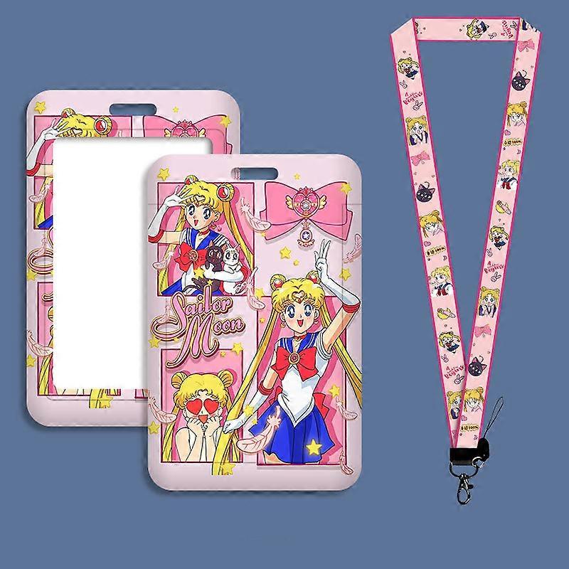 Anime Game Activity Character Cute Key Lanyard Neck With Lanyard Card Id Badge Keychain Keychain Keyring