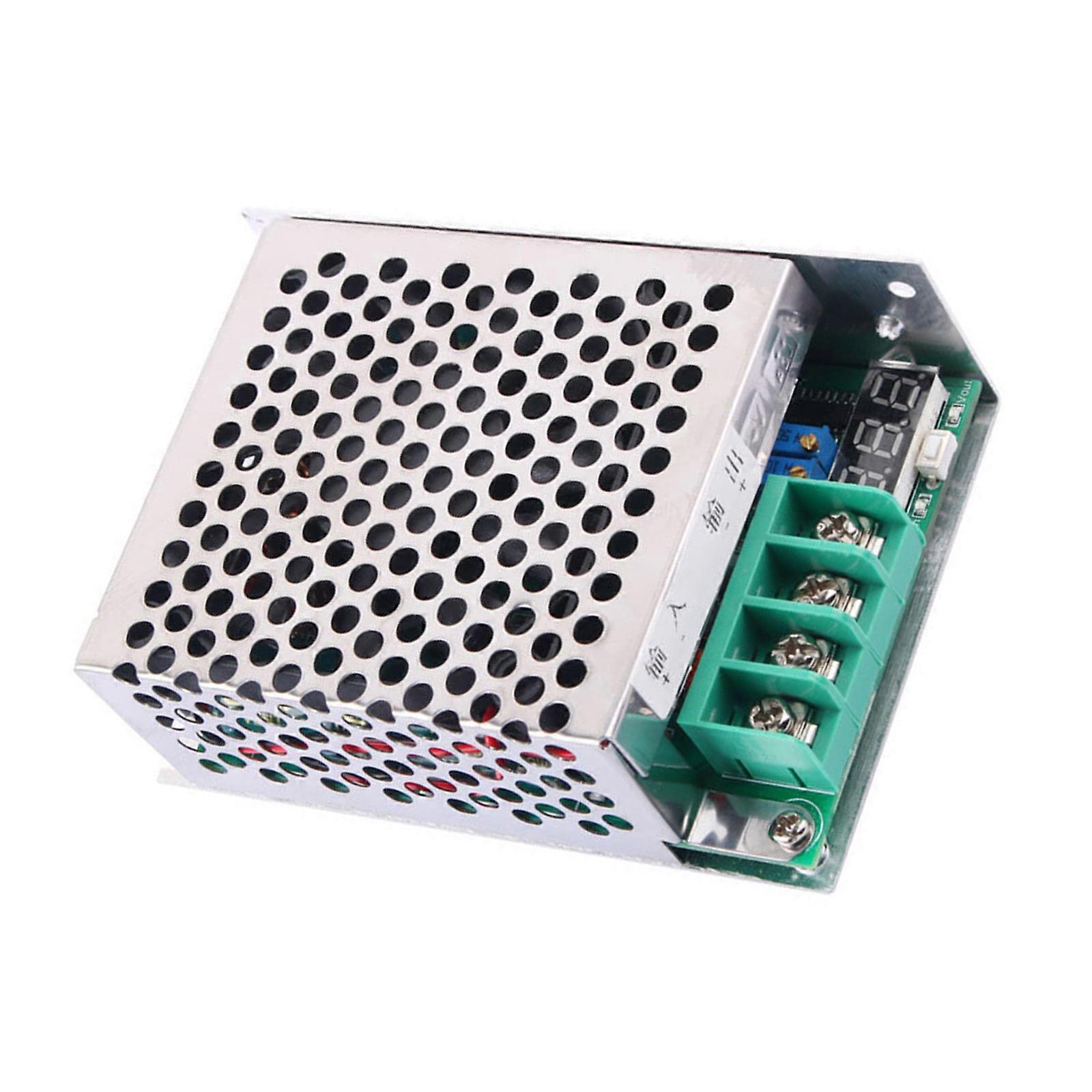 Constant Current Adjustable Boost Converters Module10V 60V to 12V 85V Featuring Cooling Fan for Battery LED Applications Multicolor