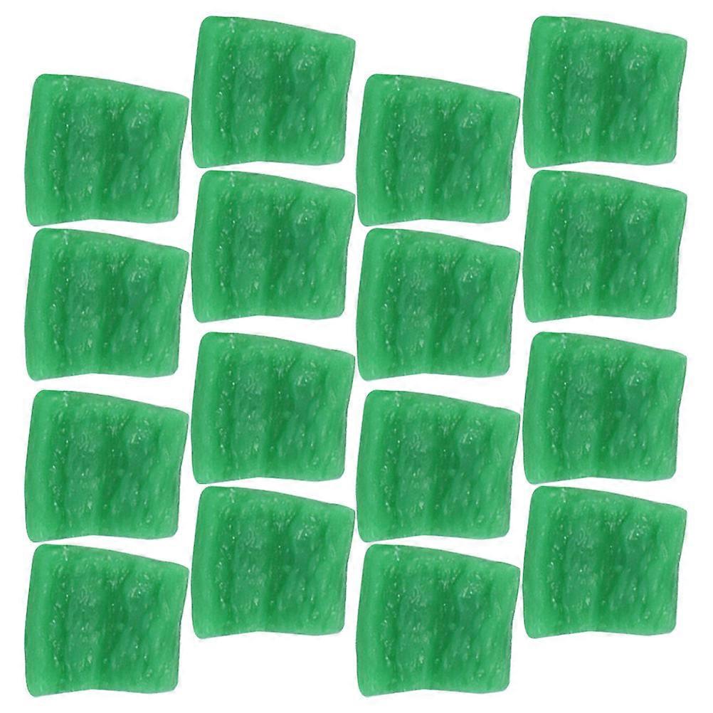 Plastic Pepper Slices Simulation Pepper Slice for 100Pcs Display