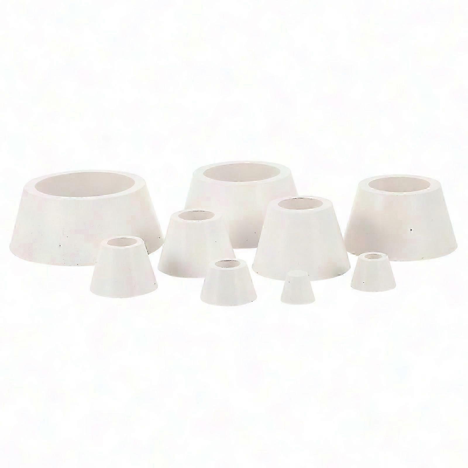 Buchner Funnel Flask Adapter Set with Rubber Tapered Collar for Filtration