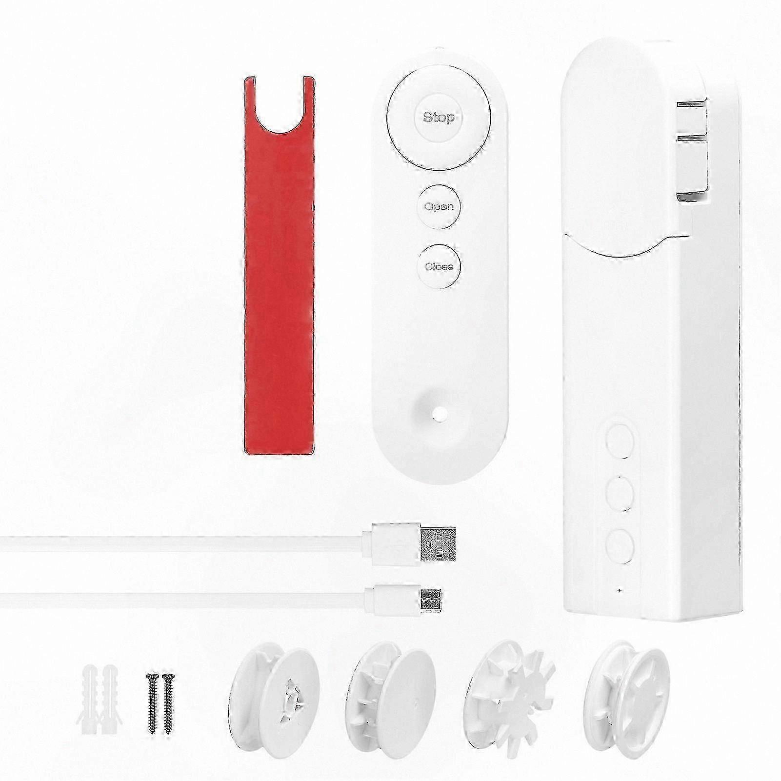 Motorized Roller Blind with WiFi Connectivity, App-Controlled Scheduling for Smart Home AutomationNormalSolid szrh21