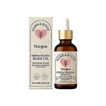50 ml rozemarijn-castorolie haarolie: zachte, voedende, gladmakende en hydraterende haarolie