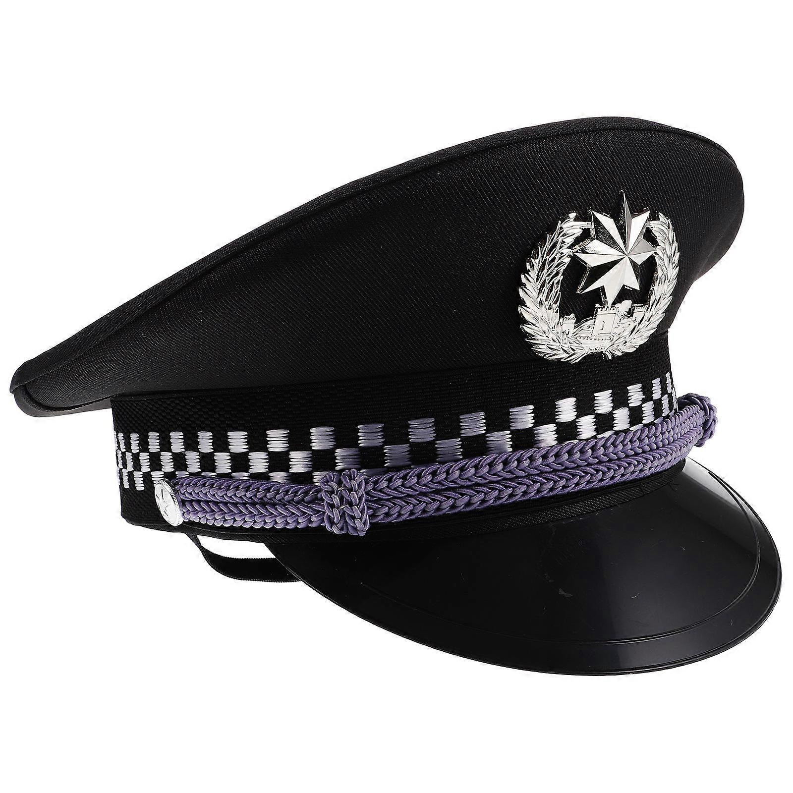 Yacht Captain Hat Adjustable Role Play Hat for Men Multi