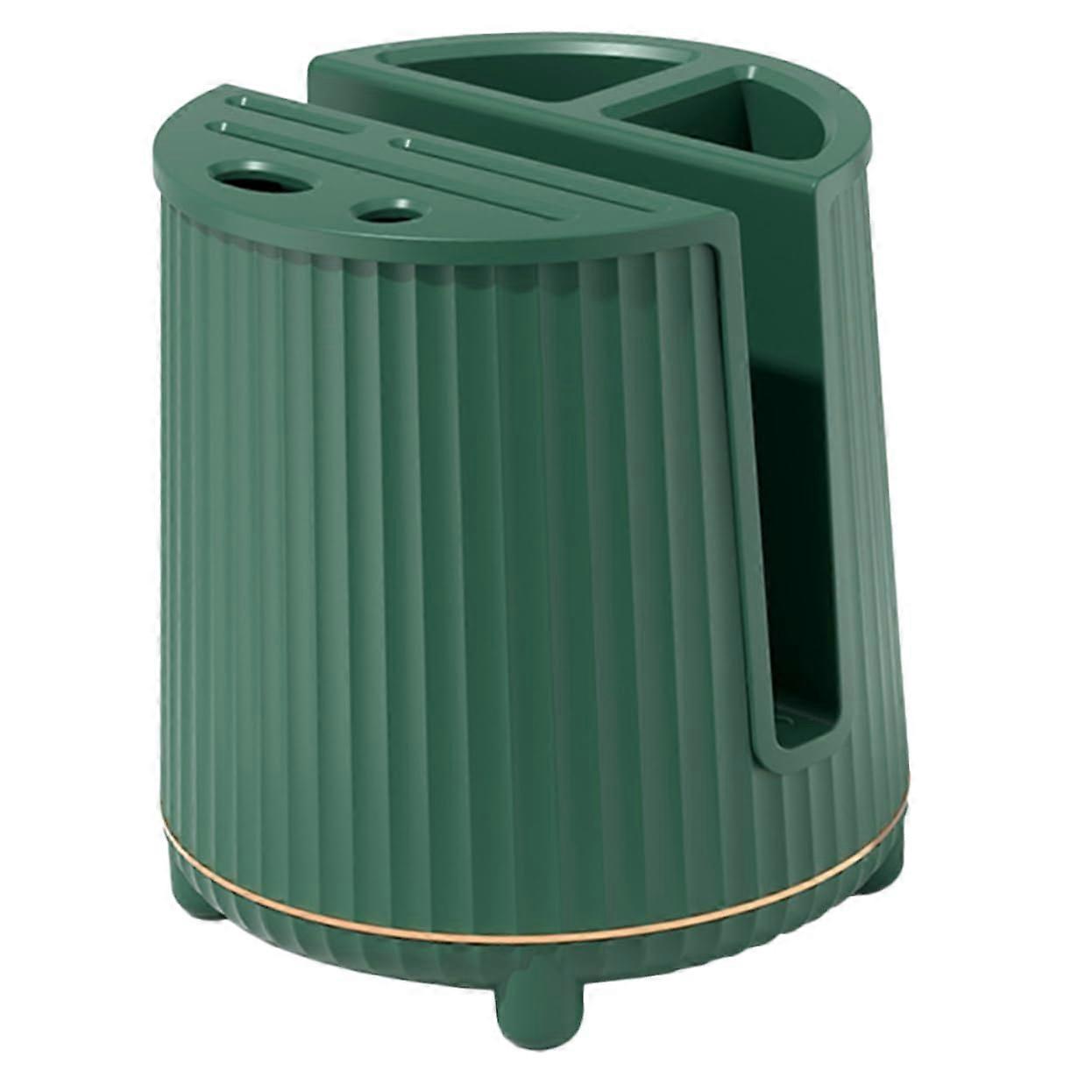 Kitchen Utensil Holder 360° Rotating Organizer for Countertop MultiTool Chopstick Spoon Stand