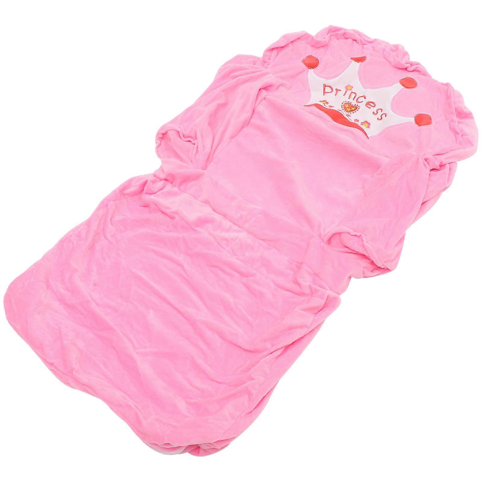 1Pc Universal Crown Pattern Sofa Cover Elastic All-inclusive Non-slip Sofa Cover for Kids Baby No Stuffing(Sky Blue)