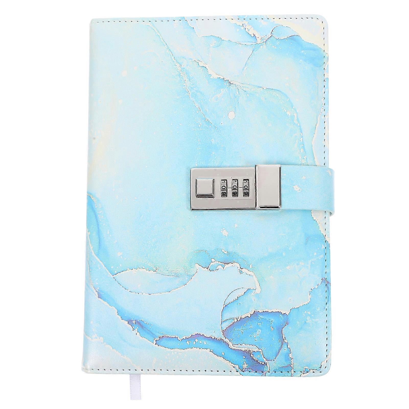 Diary Notebook with Lock for Home Use Stylish Password Book