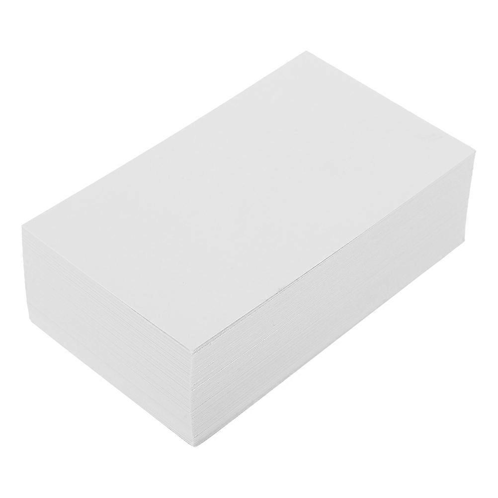 White Note Pad for Classroom Use 100Pcs Blank Index Cards