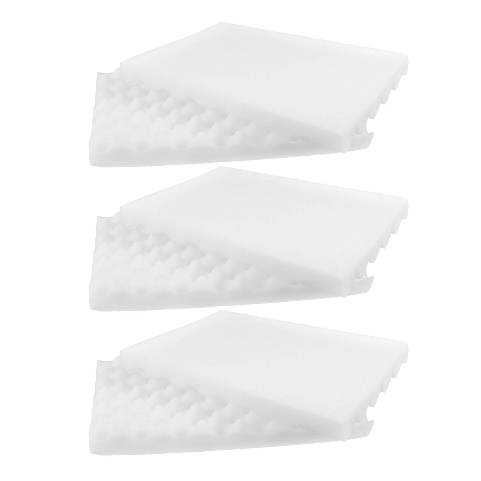 Fondant Shaping Sponge Pad for Cake Decorating 6Pcs White Wave Shape Foam