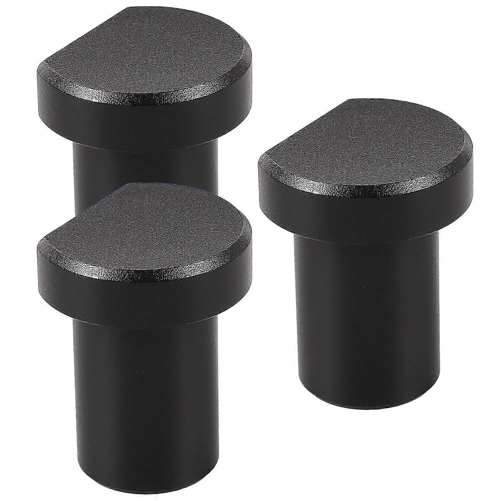 Bench Brake Inserts Workbench Short Stopper for Sanding 12Pcs Black
