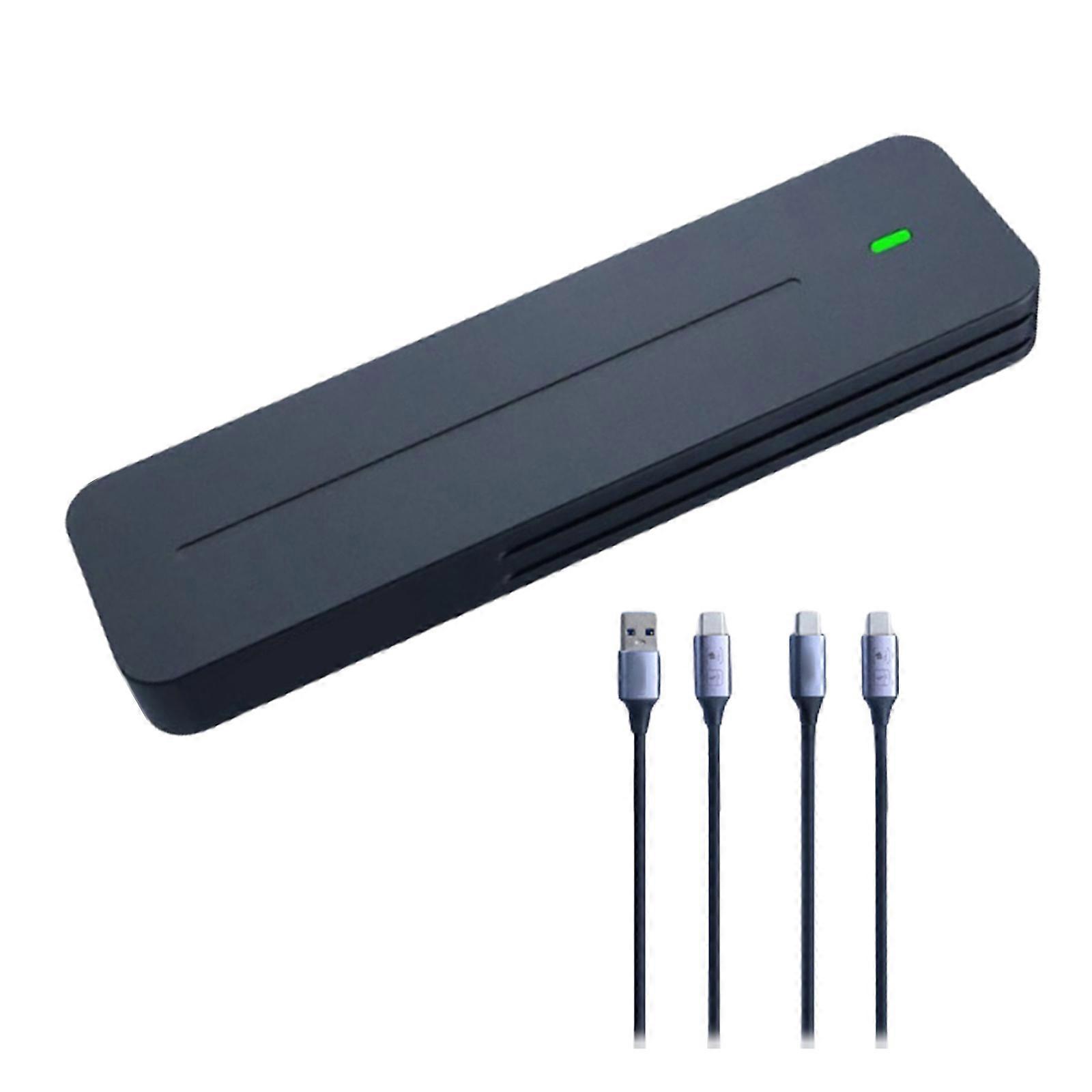 M.2 NVME Solid Disk Enclosure with USB3.1 10/20Gbps Fast Transfer, Aluminum Heat Dissipation Power Failure Protecting Multicolor