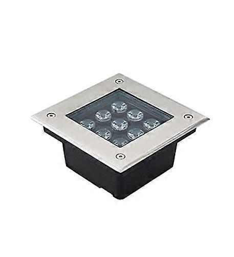 Ground Lights LED IP67 Embedded Spotlight AC220V 9W 810LM Rectangle Lawn Park Light C 12W
