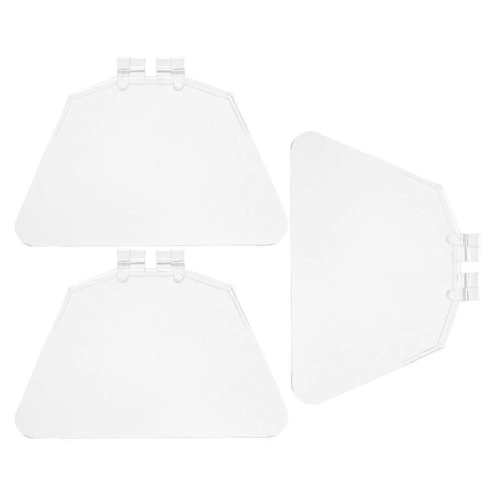 Bench Grinder Eye Shield Transparent Protective Cover for Grinder 3Pcs Set