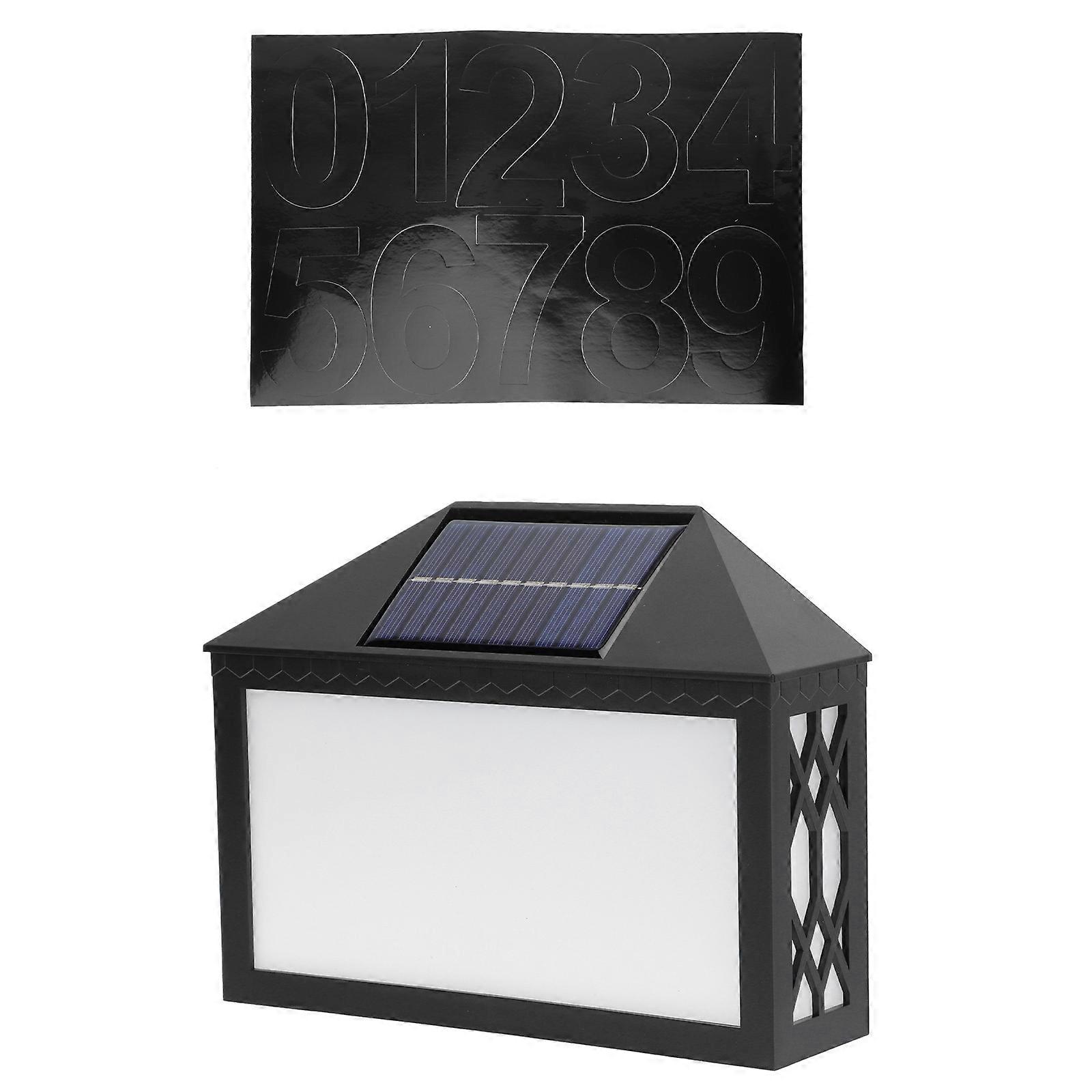 LED Digital Number Light Address Plate for Wall Mounting 1Set