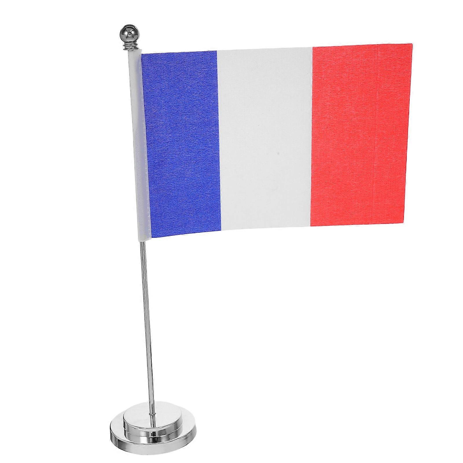 French Desk Flag with Polyester Material for Worktable