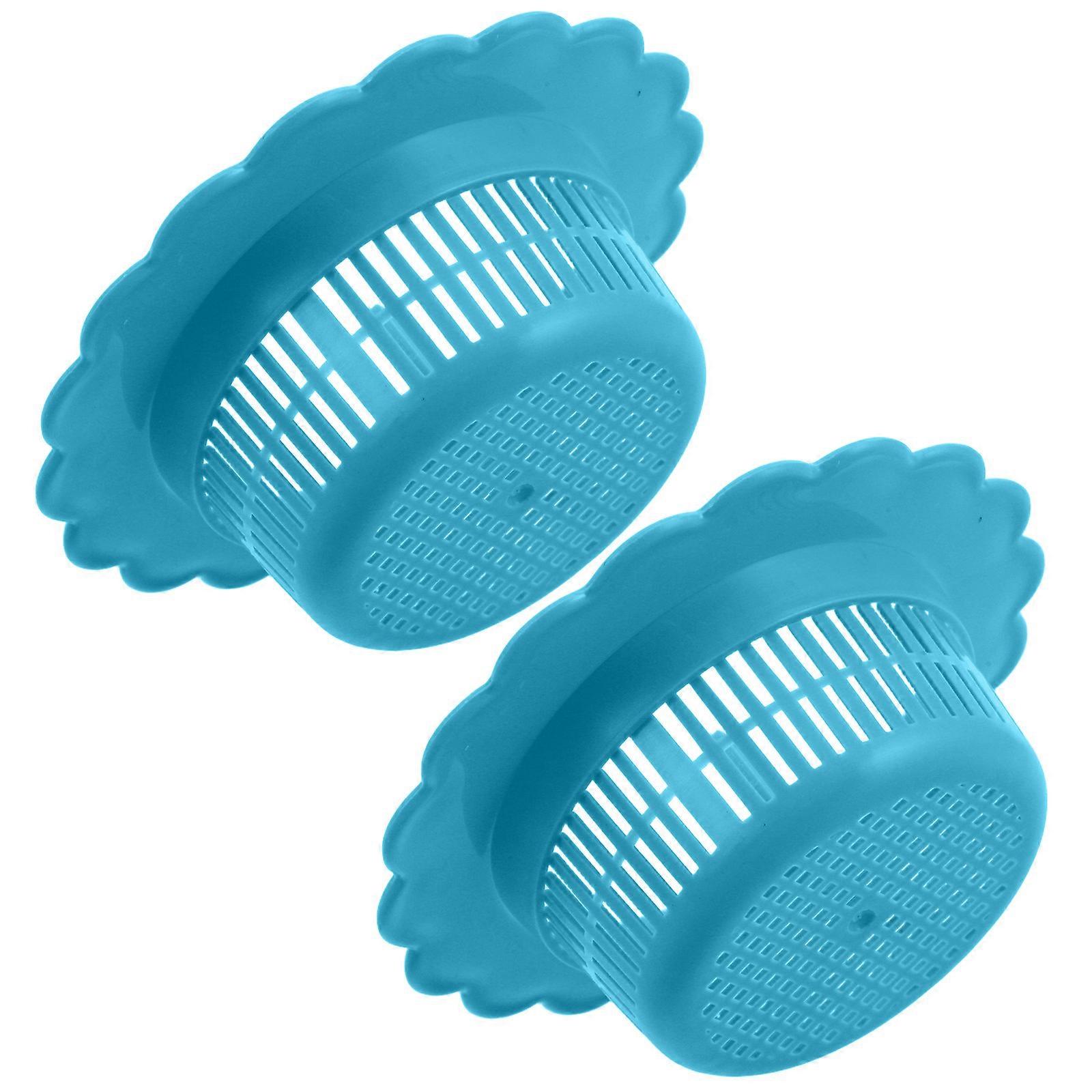 Plastic Kitchen Sink Strainer Drain Filter Basket for Home Use 2Pcs