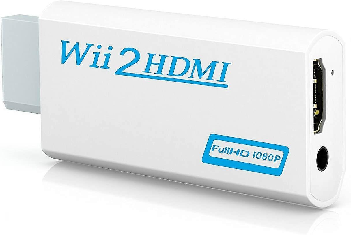 HDMI Adapter for Wii 1080P Converter with 3.5mm Audio Output for All Wii Display Modes