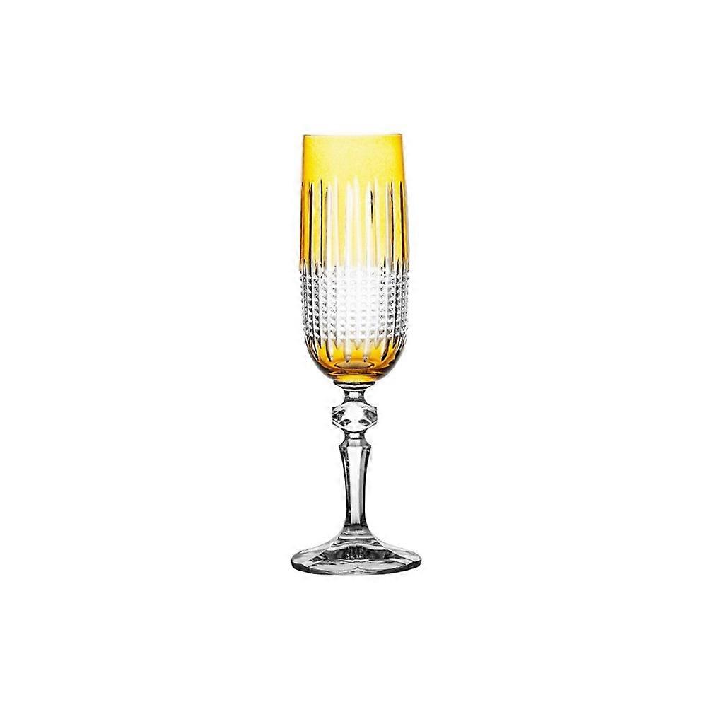  Crystal Julia glasses 6 pieces Amber 15669