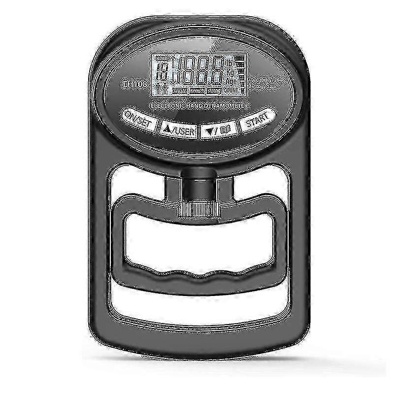 265 Lb/120 Kg Hand Dynamometer Grip Trainer, Black