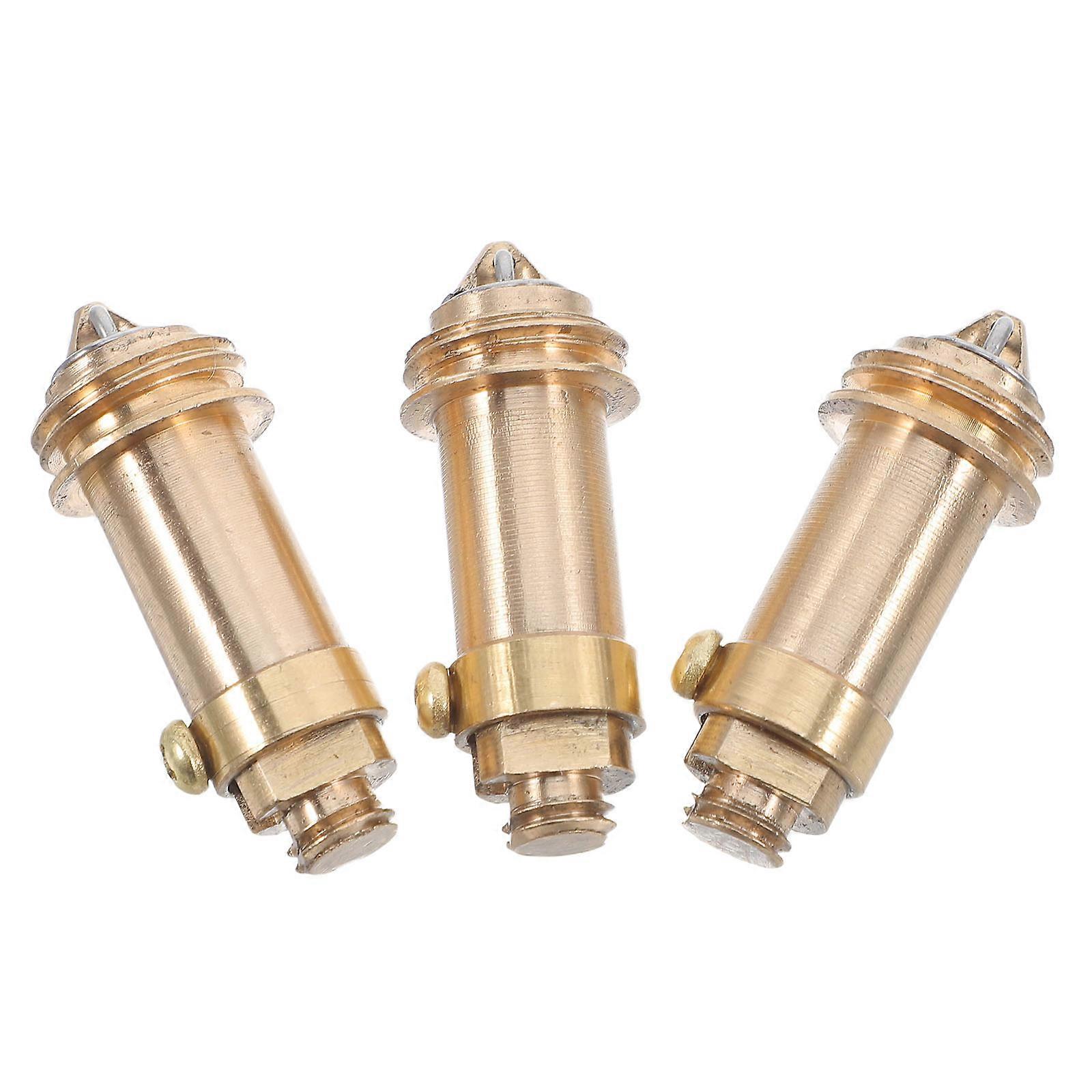 Bathroom Sink Pop Up Drain Stopper Core Replacement with 3Pcs in Copper