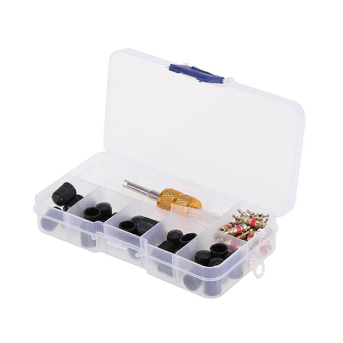 61Pcs Core Removal Tool Wrench Core Key Nozzle Mounting Tool