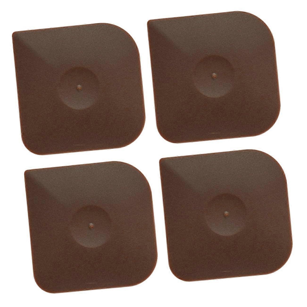 Kitchen Pan Scraper Set for Cookware and Grill Cleaning, NonScratch MultiPurpose Tool, 4pcs