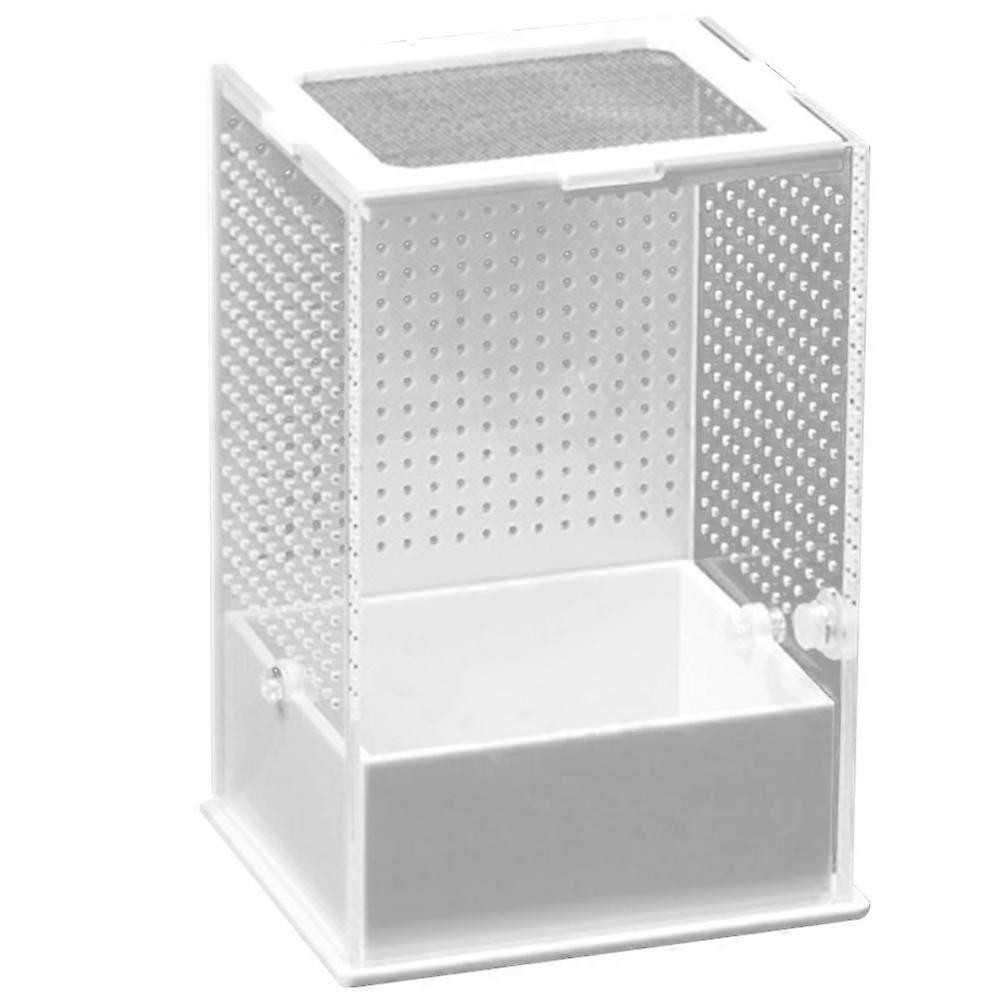 Acrylic Reptile Feeding Case for Storage Transparent