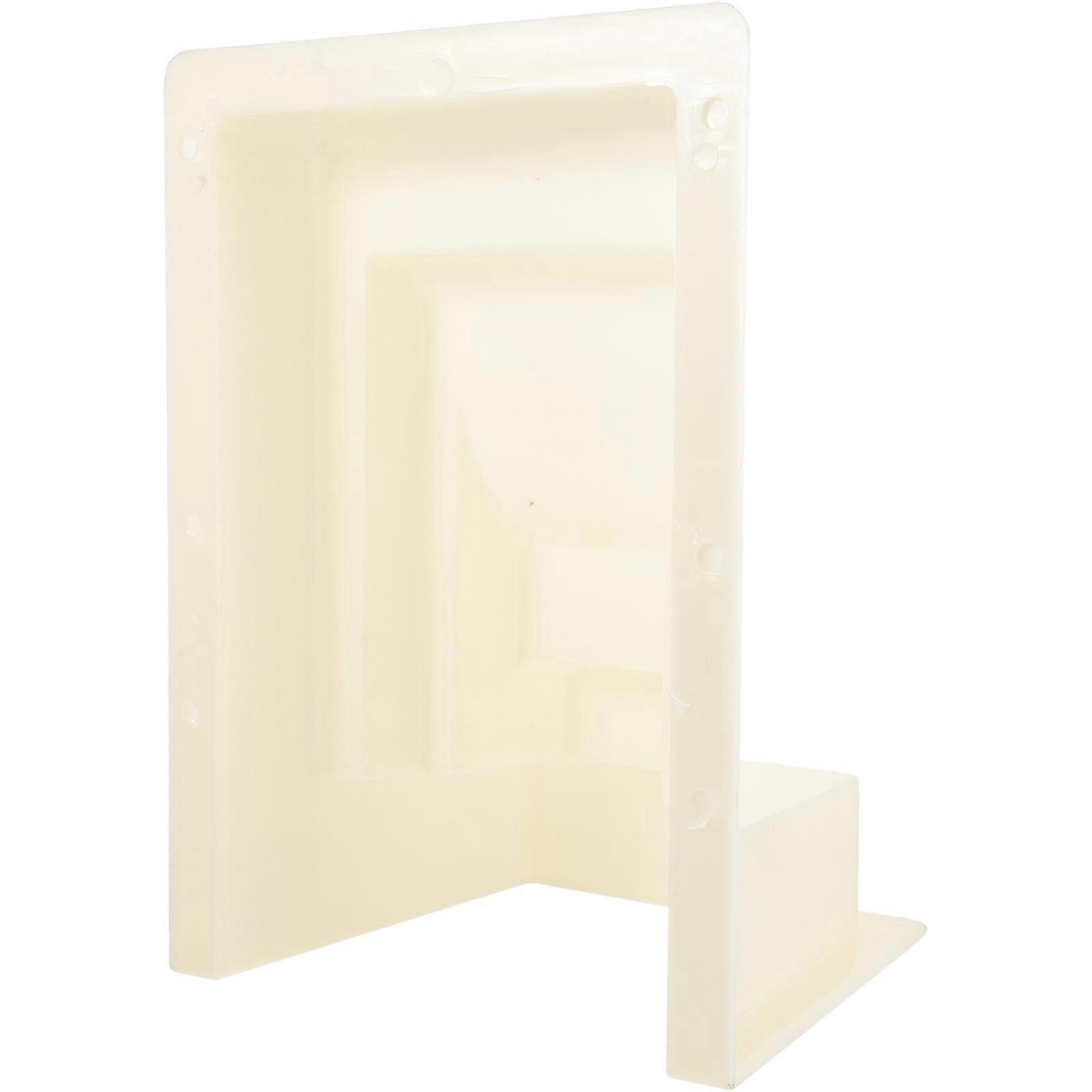 Decorative Cement Mold For Villa Construction Projects Light Yellow Rectangular Shape Design 1Pack