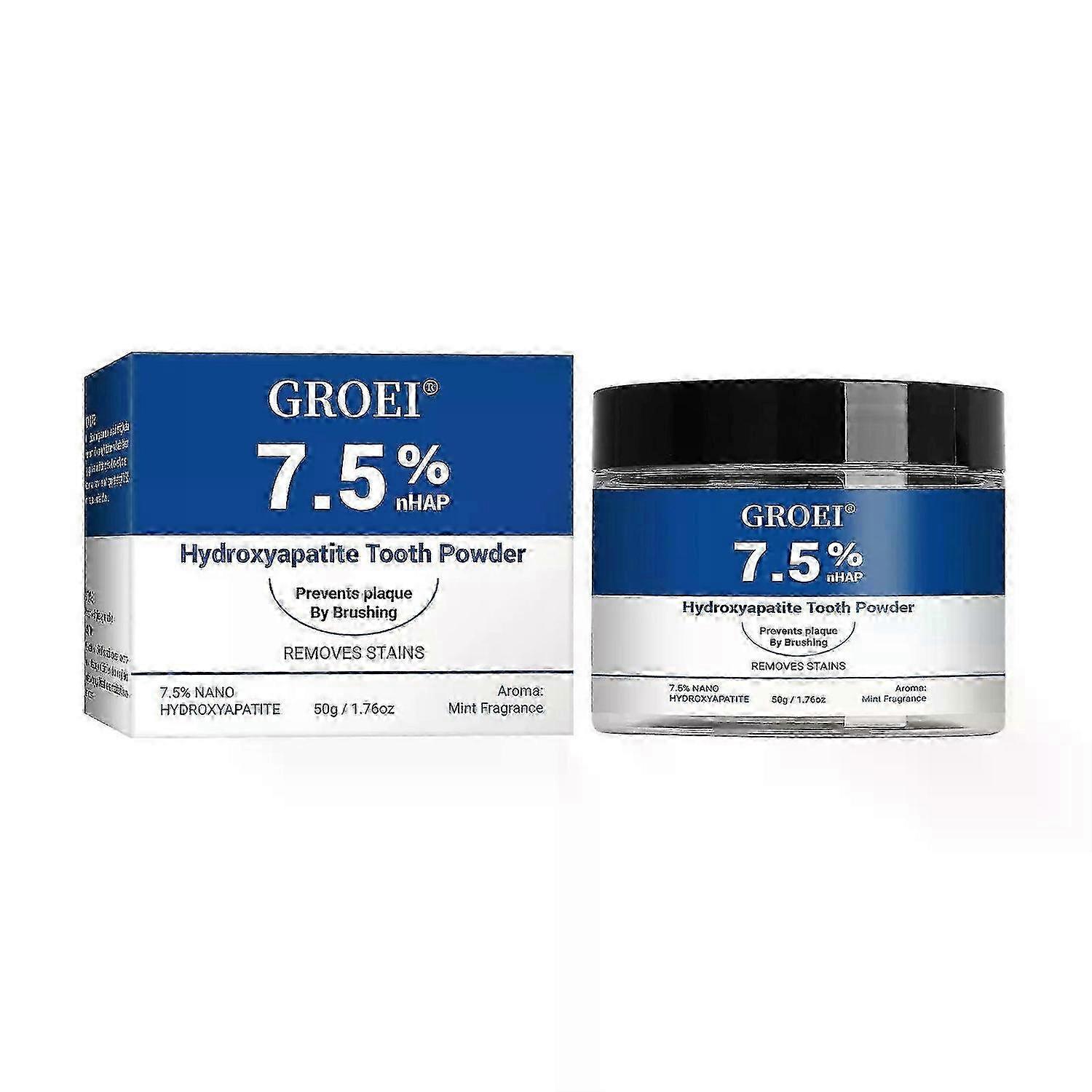 7.5% Hydroxyapatite Toothpaste, Fluoride-Free Hydroxyapatite Toothpaste Whitening, 7.5% Nano Hydroxy 26s