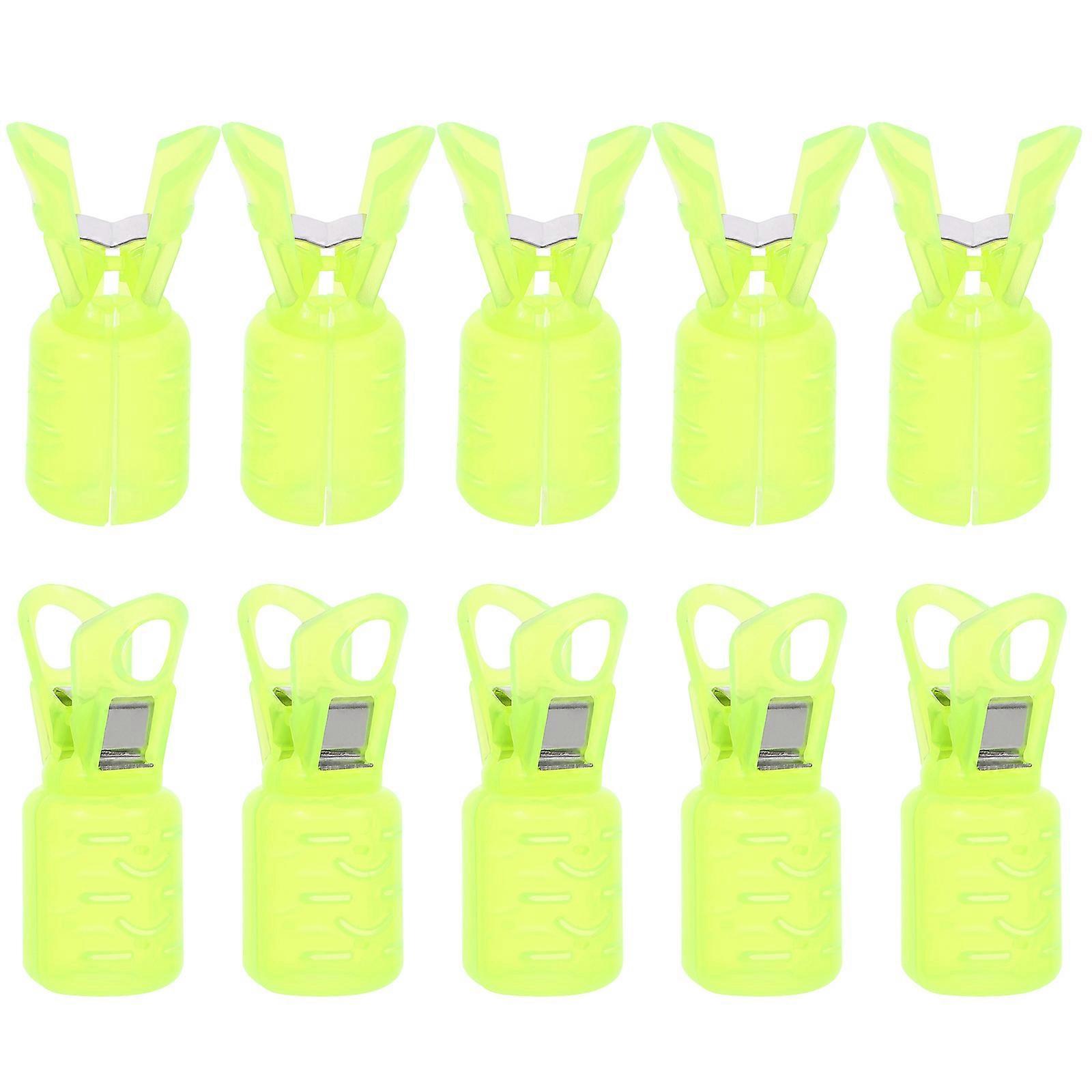 Yellow Protective Hook Cover for Fishing Use 10Pcs Durable Hook Cap