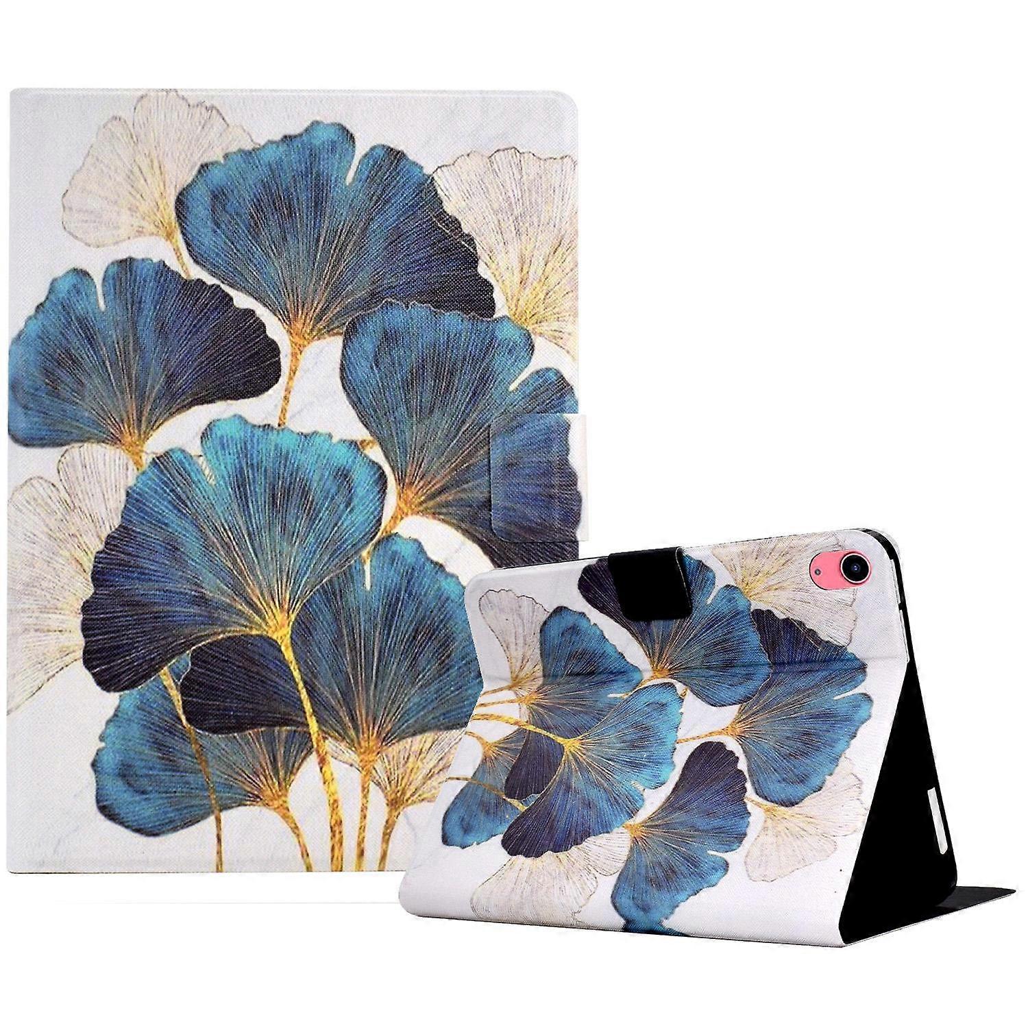 For iPad (2025)/10.9 (2022) Shockproof Case Pattern Printed Leather Flip Cover Anti-Drop Tablet Case