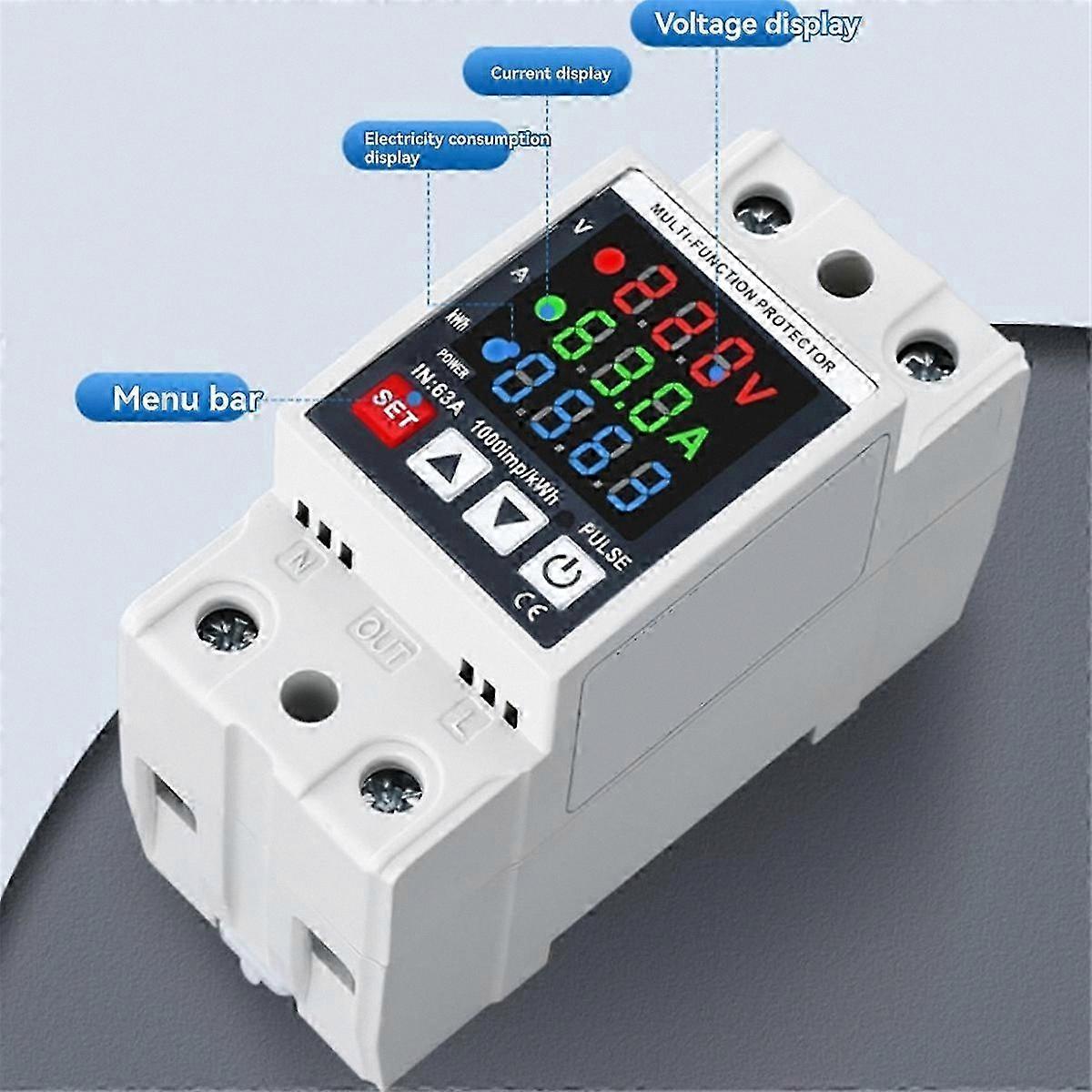 Adjustable Temperature Timer with Overvoltage and Undervoltage Protection for Home Use