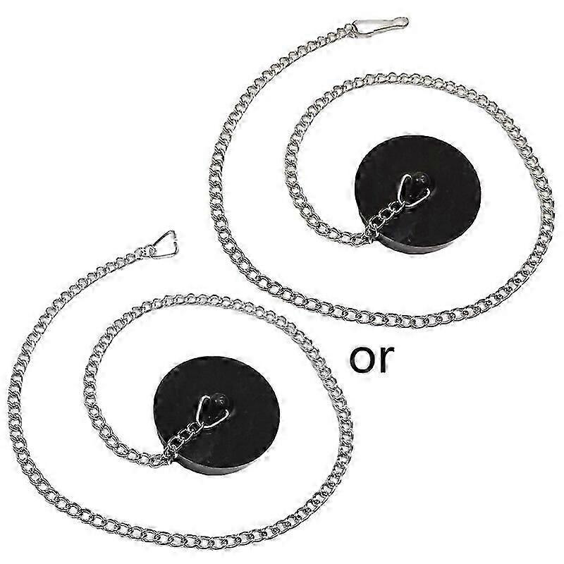 Silicone Drain Plug Universal Stopper Plug for Bathtub Bathroom and Kitchen Sink Drains (Ring/Triangle Button/Chain)Craft Pipe Cleaners