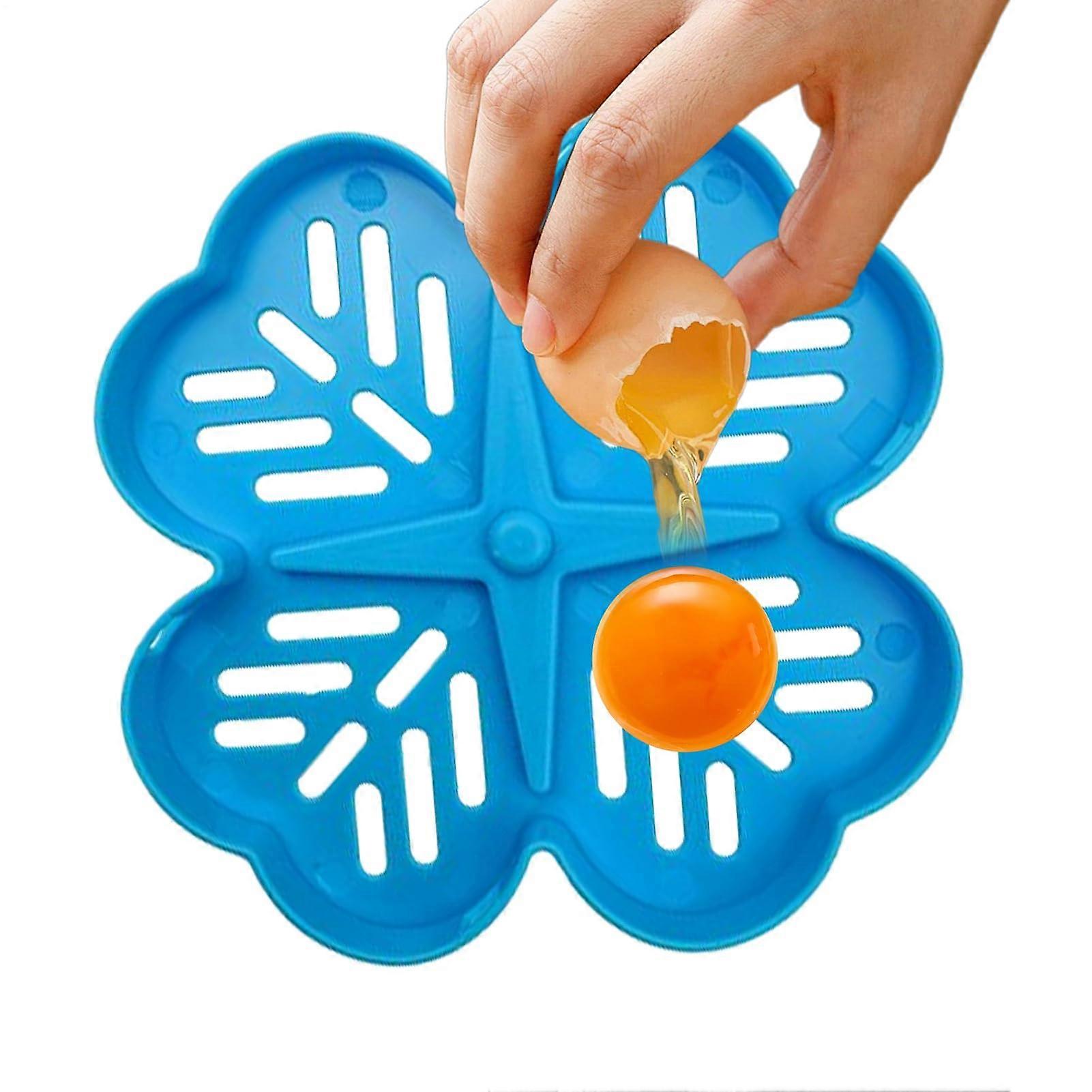 Egg Separator Kitchen Tool with Automatic Yolk Separation, Food Grade, Blue Cooking Gadget