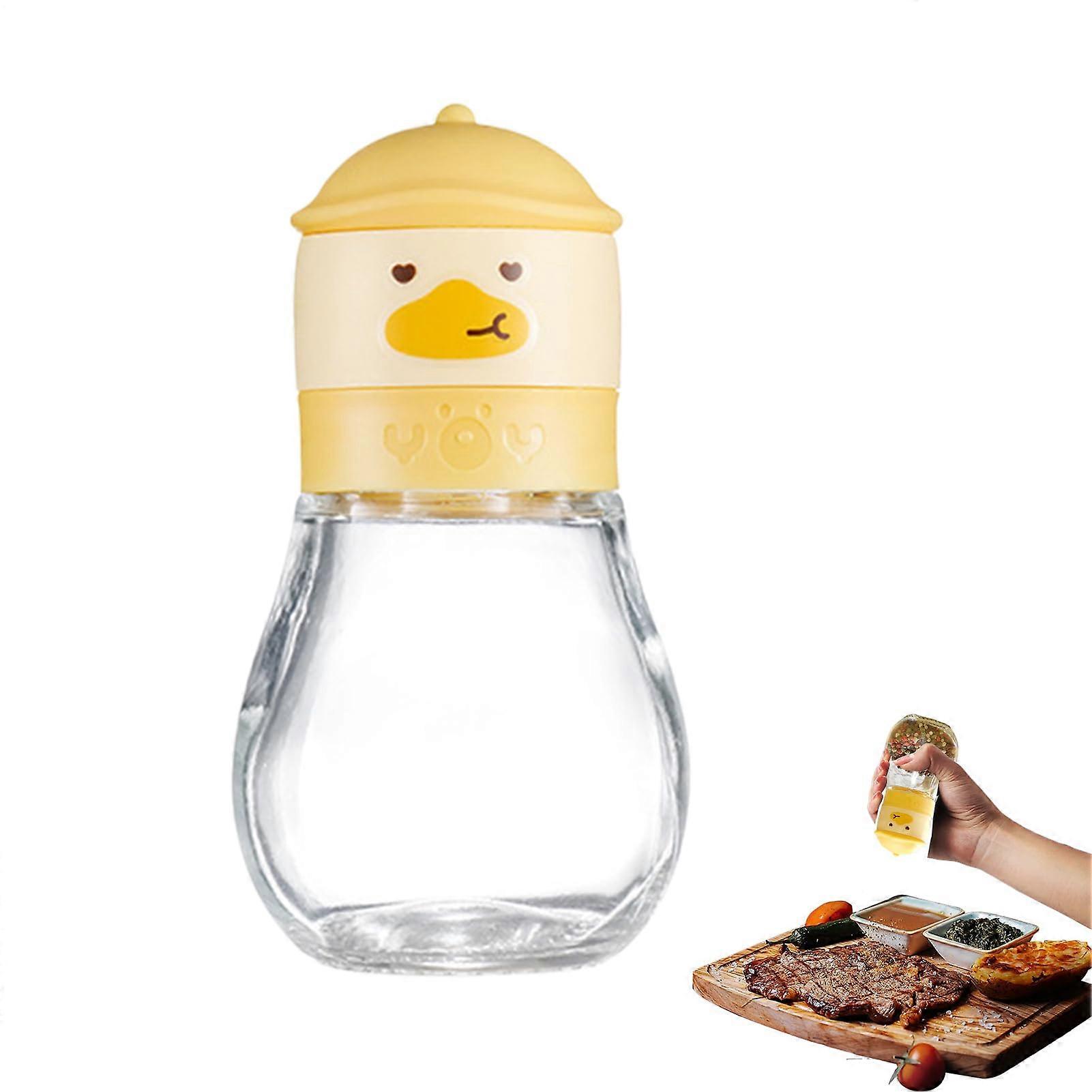 Pepper Grinder with Adjustable Coarseness, Durable Glass Bottle Spice Mill for Kitchen 180ml/200ml