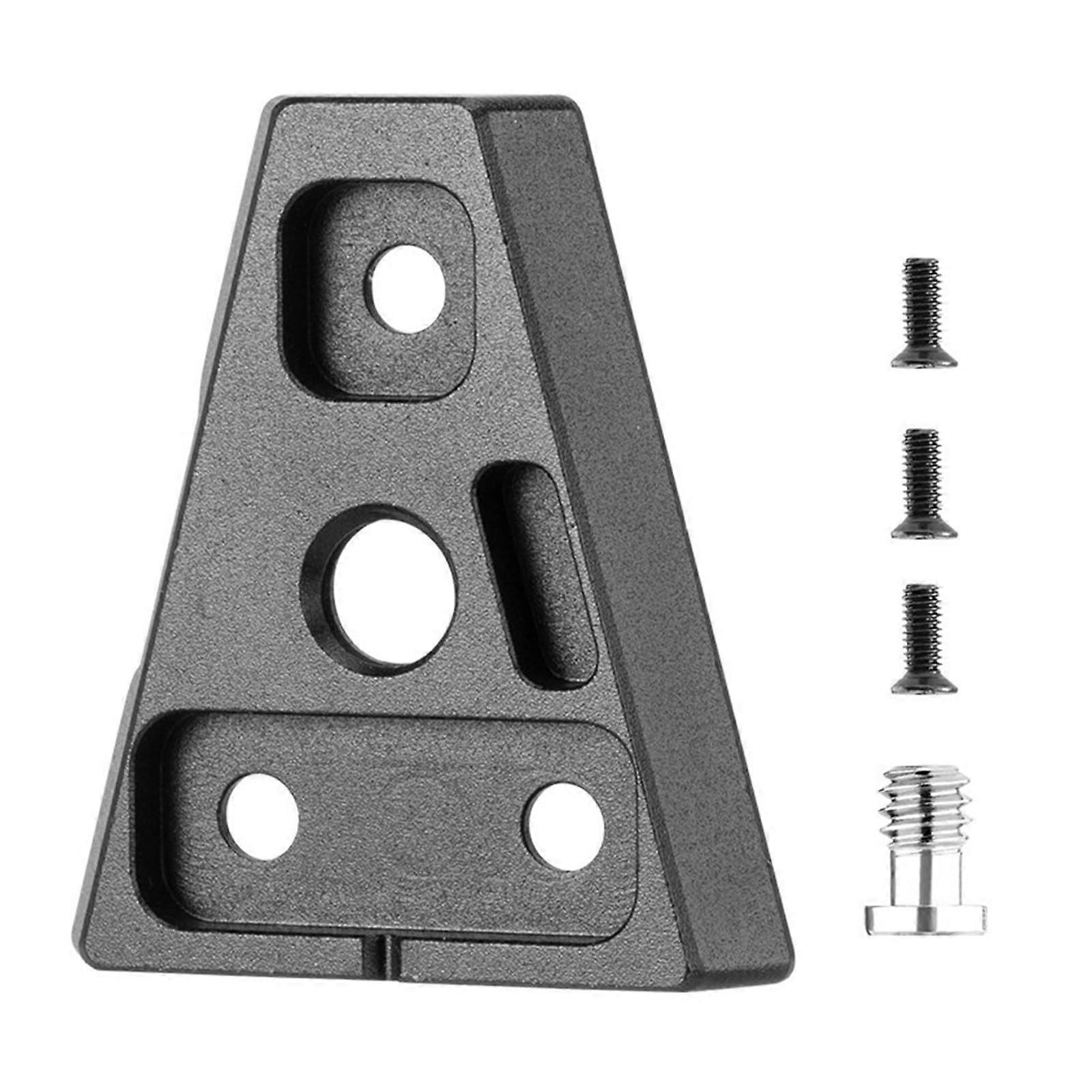 V Mount Battery Plate with Quick Release for Camera and Video | Extended Shooting Power Black