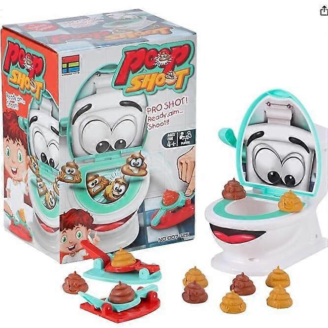 Poop Shoot Interactive Game Toy - Funny Toilet Game for Family Party Fun