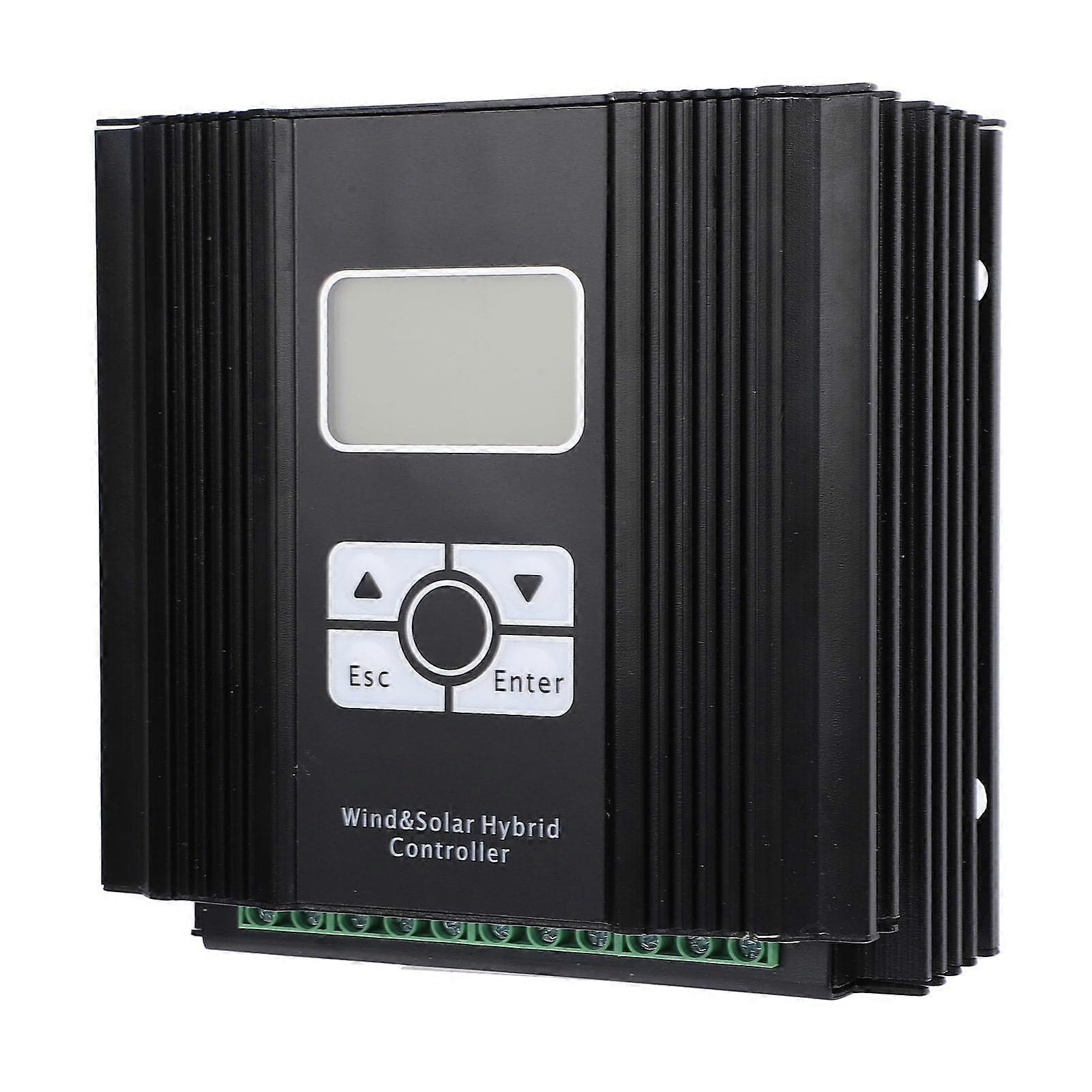 48V Wind Solar Hybrid MPPT Charge Controller 400W Boost with LCD Display for Off Grid Wind Turbine Systems