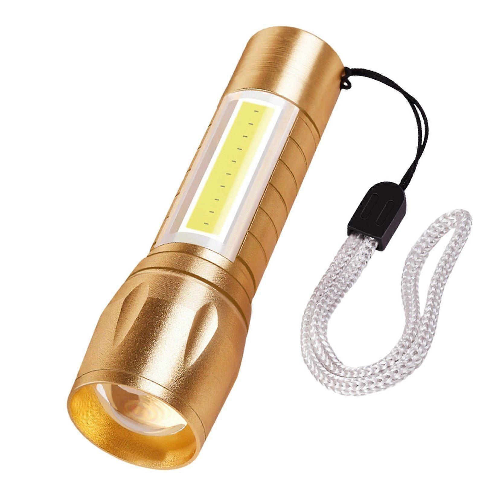2 Pack Aluminium Alloy LED Flashlight, Super Bright Flashlight, Zoomable,