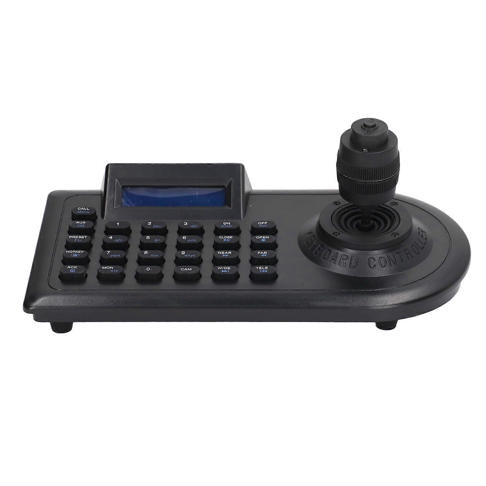 PTZ Joystick Controller with LCD Display, POE 3D Keyboard for IP Cameras, Wide Compatibility