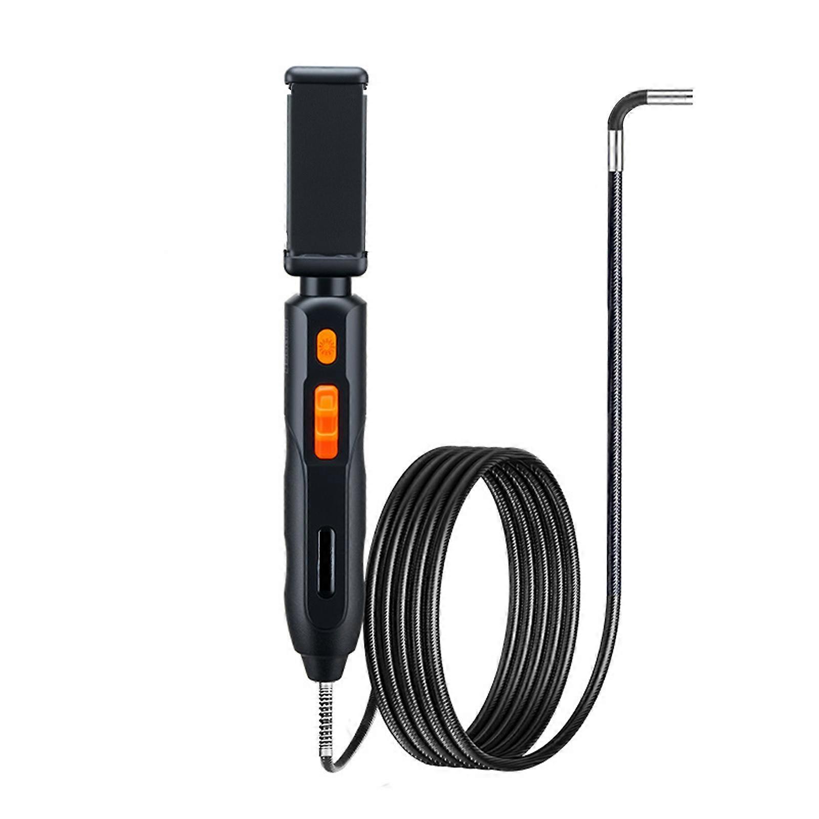 360 Adjustable Industrial Inspection Camera With 1080P Clear Imaging And IP67 Water Resistant Tip For Home Vehicle Examination Multicolor